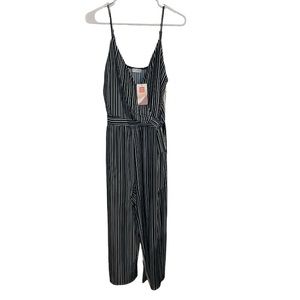 NWT Petite Assembly striped jumpsuit large